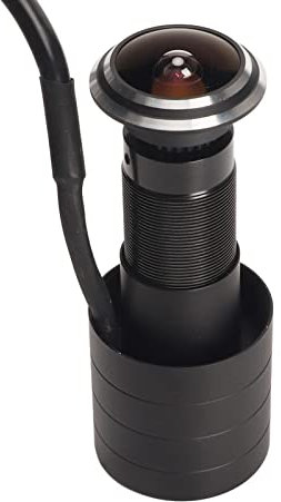 Telecamera IP Spioncino per Porta, Telecamera per Porta 1920P con Collegamento di Allarme Remoto, Telecamera per Interni Fish Eye Compatibile con Vari Sistemi Operativi per