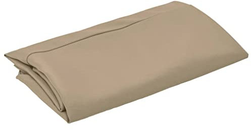 vidaXL Tissu de Remplacement pour Parasol Déporté Tissu de Rechange de Parasol de Jardin Extérieur Anti-UV Anti-décoloration Taupe 300 cm