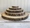 Log Slice Cakestand 33cm-37cm | Wooden Rustic Slab | Wedding Birthday Display Board | Serving Platter Table Centerpiece