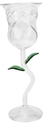 HEMOTON Bicchiere Di Vino Rosato Tazza Da Cocktail Bicchieri Di Tequila Tazza Di Vino Rosso Decorativo Calice Da Bere All'Aperto Bicchieri Di Vino Rosa Calice Bar Occhiali Bicchieri