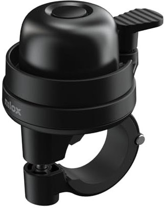 Nilox Ring Tracker, Campanello per Bicicletta Universale, con Localizzatore con Allarme Integrato, Resistente all'Acqua e alla Polvere, Compatibile con Apple IOS FindMe