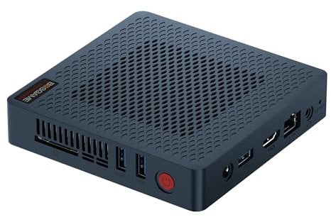 BOSGAME AG40 Windows 10 Pro Mini-PC, Intel Celeron N4020 bis zu 2.8GHz Prozessor, 4GB RAM 64GB SSD, USB3.2 HDMI2.0 VGA, SD-Steckplatz, für Unternehmen, Registrierkasse, Digitale Beschilderung