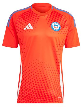adidas Mens Chile Home Shirt 2024 Adults Red XL