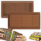 Moule À Chocolat En Silicone, Dubai Lot De 2 Moule À Tablette De Chocolat Profond,Moule à chocolat Antiadhésif Pour Morceaux De Chocolats Protéiné Barre (square)