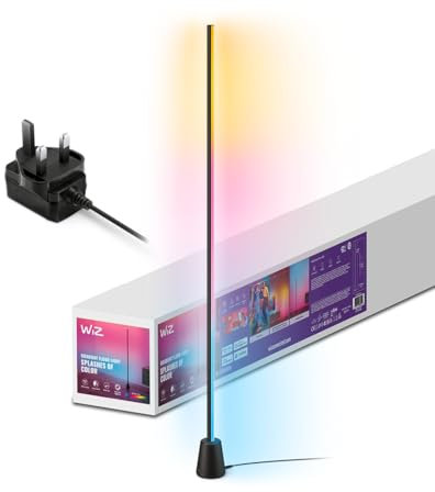 WiZ Gradient Floor Light – RGBIC Displays Multiple Colors at Once – Easy Setup and Sleek Design – Connects to Your Wi-Fi - Voice/App Control, Works with Google Home, Alexa and HomeKit​​