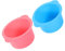 Healeved 2pcs Silicone Wax Pot Liner High Temperature Resistant Easy Demolding Non-stick Wax Warmer Bowl for Hair Removal Treatments Reusable Foldable Melt Container and