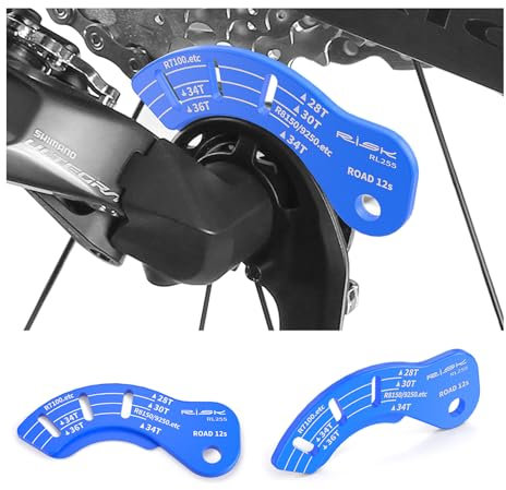 TerchPilet 12-Gang Di2 Schaltwerk Einstellwerkzeug (2er-Pack) - Kompatibel mit Shimano R7100, R8150, R9250 usw - Elektronische Gruppen Tuning Gauge für Rennräder