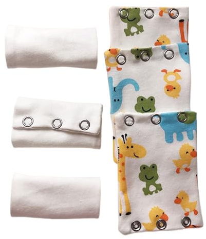 Baby-Body Extender, wiederverwendbare Verlängerung für Babywindeloveralls, 6 Stück, atmungsaktiv, für Kindergärten, Reisen, Eltern, den täglichen Gebrauch im Freien