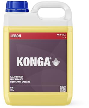 Konga Détartrant professionnel pour lave-vaisselle et machine à laver, restaure les performances et prolonge la durée de vie de vos appareils (5 L)