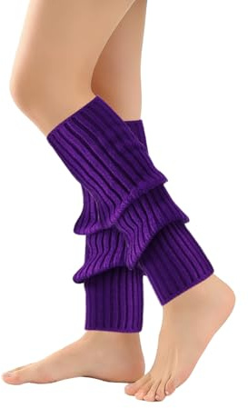 XDGBGFN Beinstulpen Damen Stulpen Damen Sockenbezüge aus Gewirken Elastisch Winter Beinwärmer Stulpen für Frau