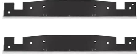 Racloir inférieur, compatible avec Dreame, H12 Pro H12 Pro Plus | Racloir en plastique pour autolaveuse H12, M12, H12s(Black H12)