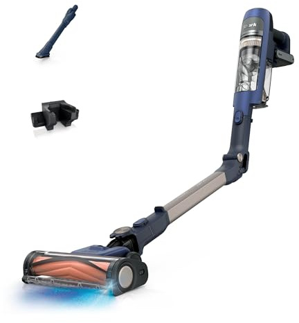 Shark PowerDetect Speed Akku-Staubsauger, Reverse Clean, IA1241EU | Anti-Allergen-HEPA-Filtration, bis zu 60 Minuten Laufzeit, inklusive Wandhalterung und Fugendüse, Salbeigrau