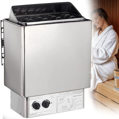Elektriska bastuaggregat, torrt ångbad, bastuugn, 220v/380v rostfritt stål, hemmabastu, med intern styrenhet, för spa-basturum 9KW-220v