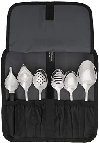 Mercer Culinary M35155 - Set di 7 cucchiai per placcatura II, acciaio inossidabile, argento, taglia unica