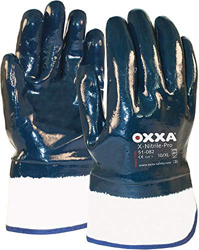 Oxxa 1 51 082 09 Handschuh x-Nitrile Pro STULPE geschlossen, Größe 9