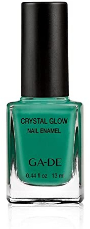 GA-DE Crystal Glow Nail Enamel - 536 Samba Green, 13 ml