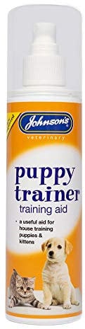Johnson's Puppy & Kitten House Training Spray 150ml - Training Aid for Puppies, Kittens & Rabbits
