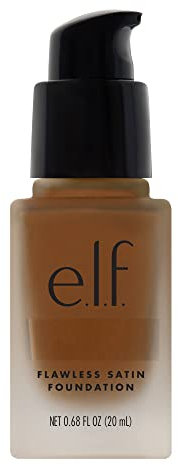 e.l.f. Makellose Finish-Foundation, leichte und mittlere Deckkraft, seidenmatte Oberfläche, Nutmeg, 20 ml