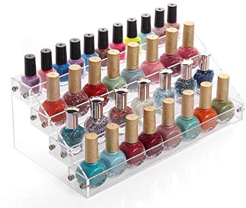 Nagellack Organizer Nagelllack Ständer 3/4/5/6 Etagen Acryl Nagellack Display Ständer Halter Schmuck Make-up Organizer
