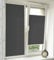 Vkele Plissee ohne Bohren Klemmfix – Faltrollo Jalousie Anthrazit 95x120cm(BxH), Lichtdurchlässig & Blickdicht, Sonnenschutz & Sichtschutz, Easyfix Rollo für Fenster & Tür