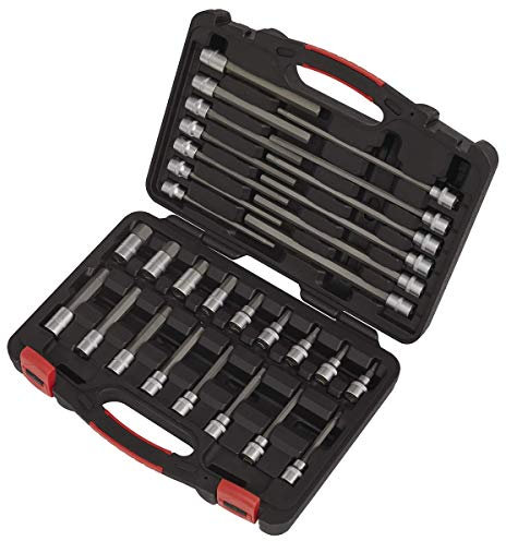Sealey AK89000 30pc 3/8Sq Drive Hex Socket Bit Set