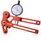 Speichenspannungsmesser Werkzeug, Aluminiumlegierung Fahrrad Speichenspanner Einstellwerkzeug Maß-Werkzeug-Fahrrad-Tensiometer (Rot)