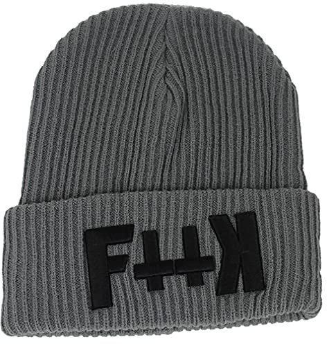 Hyraw Beanie - Grey F++K