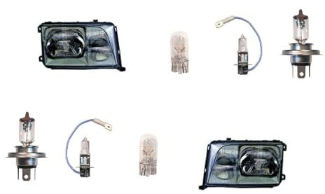 Johns, passend für Mercedes W124 Scheinwerfer 07/93-06/95 + Leuchtmit. Set links rechts
