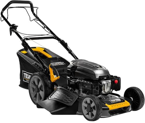 TEXAS Rasenmäher Benzin mit Radantrieb WLA 5321TR/W | 4,9 PS | 4-Takt Benzinmotor | 53 cm Arbeitsbreite | 8-fache Schnitthöhenverstellung bis zu 80 mm | großer 65L Fangkorb | Seitenauswurf | 90066241