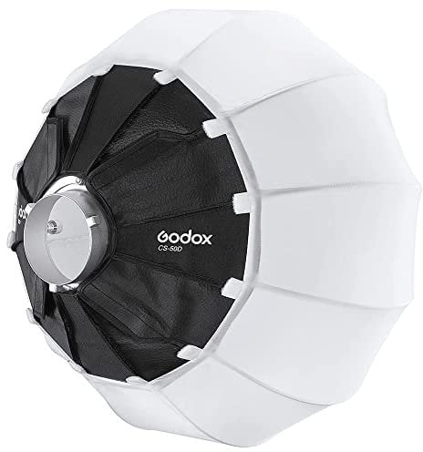 Godox Laternen-Softbox-Beleuchtungsmodifikator für GODOX SL-60W SL150W II FV150 AD300PRO AD400PRO AD600BM VL150 VL300 (50 cm)