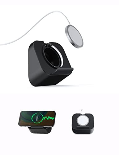 ZZHDESBY Handy-Wandhalterung für Magsafe-Ladegerät, kompatibel mit Handyhalterung, passend für iPhone 12/12 Pro/13 Pro Max, Magsafe-Zubehör (Ladegerät Nicht im Lieferumfang enthalten) (Schwarz)