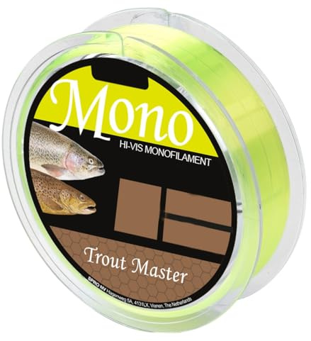 Trout Master Hi-Vis Mono Chartreuse - 200m Forellenschnur, Durchmesser/Tragkraft:0.20mm / 4.2KG