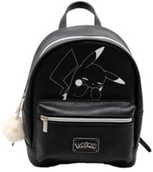Difuzed Backpack Black 28cm Pokémon Pikachu Rucksack, 28 cm, Schwarz