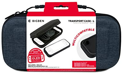 Nacon - Hard Carrying Case for Nintendo Switch - Grey, grey, Funda Nintendo Switch, Grey