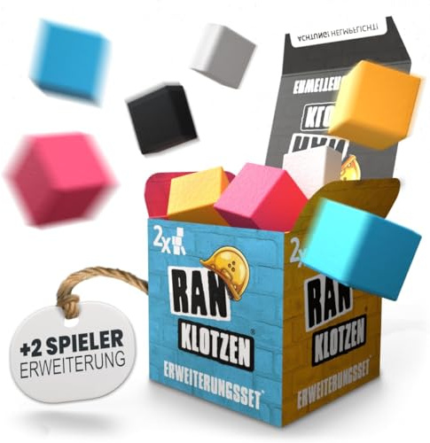 DENKRIESEN RANKLOTZEN Erweiterungsset | Offizielles Klötzchen-Set | Offizielles Erweiterungsset mit zusätzlichen Klötzchen für alle RANKLOTZEN Editionen und noch mehr Spielspaß.