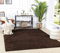 Surya Home Shaggy Berber Teppich - Flauschiger Teppich für Wohnzimmer, Esszimmer, Schlafzimmer, Langflor Hochflor Teppich flauschig - Teppich groß 160x220 cm, Wohnzimmerteppich in Braun