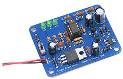 MitchElectronics Simple Power Supply Electronics DIY Kit