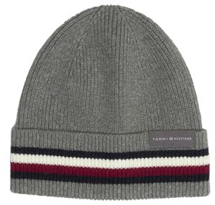 TOMMY HILFIGER Corporate Beanie Grey Melange