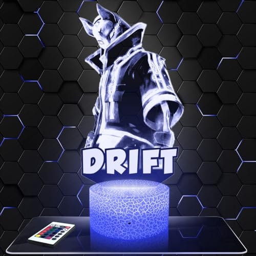 Lampephoto.fr Nachttischlampe - Touch-Nachtlicht Videospiel Nomade 3D-LED-Lampe Illusion, Geschenkidee Weihnachten Geburtstag Junge und Mädchen Nachttischlampe Kinder- oder Erwachsenenzimmer TOP