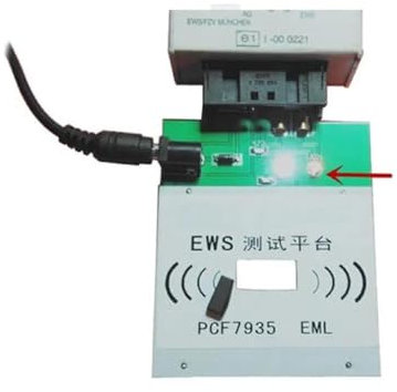 Test d'immobilisation de clé de voiture EWS3 EWS4 Plate-forme de test de puce de clé rechargeable pour E65 E66 Programmateur de verrouillage automatique Inspection de clé de voiture Programmateur de