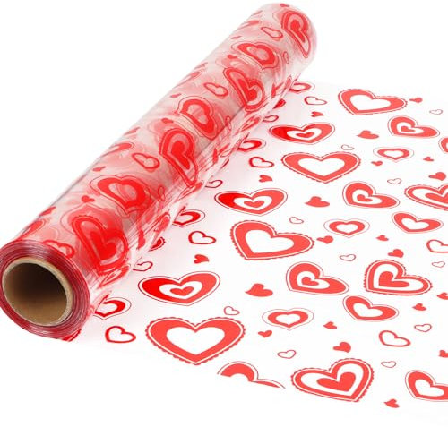 Jofony Zellophanfolie zum Valentinstag,