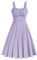 Belle Poque Wedding Guest Dresses for Women UK Summer Strappy Homecoming A-Line Dresses S Light Purple