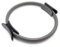 Pilates-Ring Magischer Kreis mit Doppelgriff für Yoga | Fitnessring Innenschenkeltrainer für Frauen und Männer | Widerstands-Yoga-Kreis (Grau, Einheitsgröße)