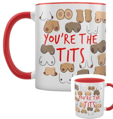 Grindstore You're The Tits Red Inner 2-Tone Mug