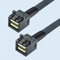 Internes Mini SAS HD Kabel, Mini SAS SFF-8643 zu SFF-8643 Kabel, 0.5 meter (1.65ft)