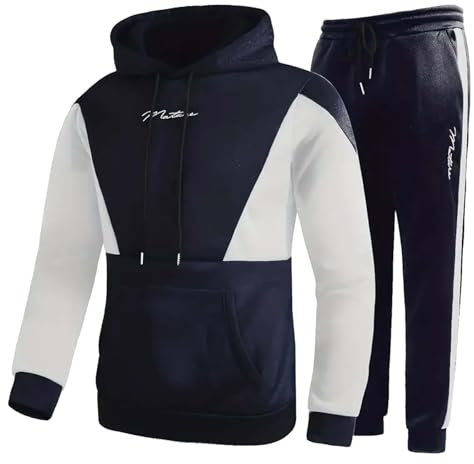 DBMZV Trainingsanzug für Herren Jogginganzug Herren Set Trainingsanzug Sportanzug Langarm Freizeitanzug Männer Tracksuit für Fußball Gym Thermoanzug Valentinstagsgeschenk