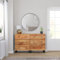 SXJEQOC Sideboard 60x33x75 cm Massivholz Akazie 2 STK. Stauraum Kommode Anrichte für Wohnzimmer Büro
