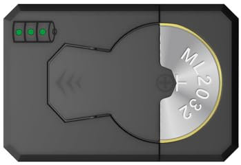 Pffiocix Wiederaufladbarer Knopfzellen-Ladeadapter, effiziente Ladestation für ML2032 ML1220 Uhrenrechner Fernbedienung