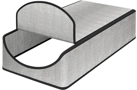 Attic Door Insulation Cover,52.36''x26.38''x10.24'' Extra Thick Double Bubble Stairs Covers for Pull Down Stair Attic Tent Attic Stairway Ladder Insulation Cover with Zipper