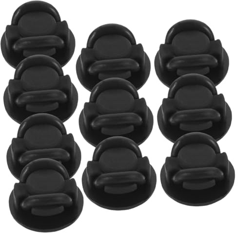 DECOMELODY 10 Stück Teiliges Brillenhalter und Maskenhalter aus Robustem Gummi und PP Verstellbare Brillen Maskenbefestigung Kompakt und Tragbar Praktisches Zubehör für Komfortables Tragen